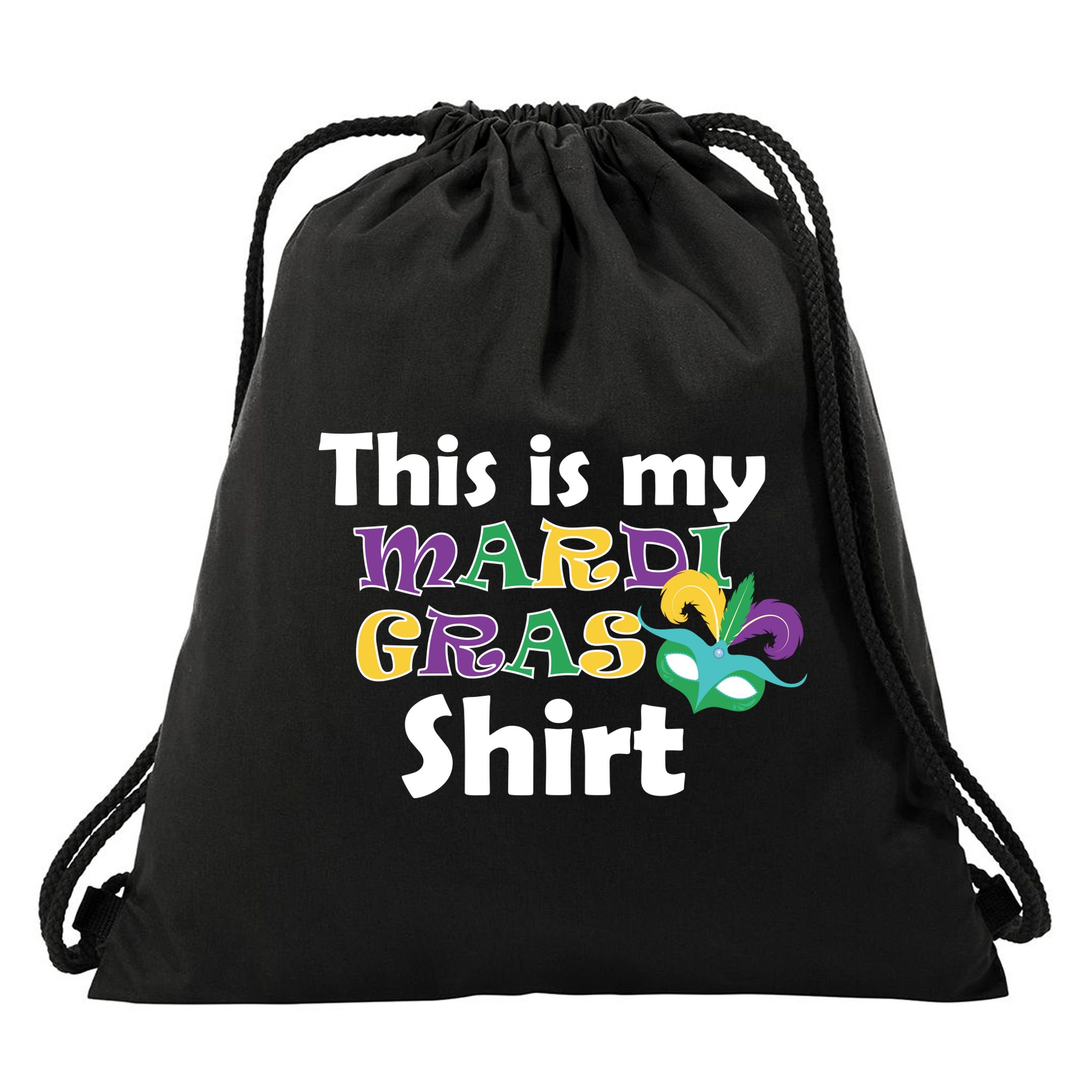 This Is My Mardi Gras Drawstring Bag