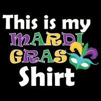 This Is My Mardi Gras Flat Bill Trucker Hat