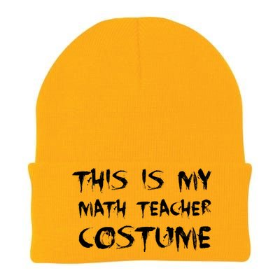 This Is My Math Teachers Costume Knit Cap Winter Beanie