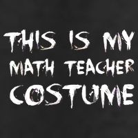 This Is My Math Teachers Costume 7 Panel Mesh Trucker Snapback Hat