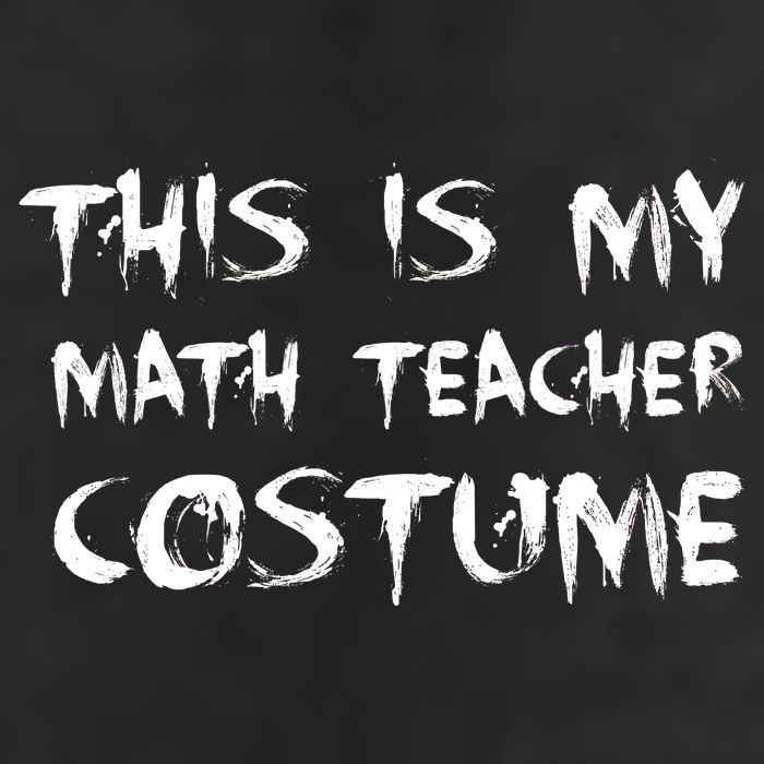 This Is My Math Teachers Costume 7 Panel Mesh Trucker Snapback Hat