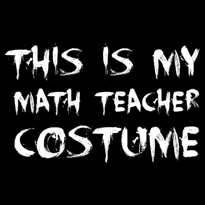 This Is My Math Teachers Costume Cooling Performance Crew T-Shirt