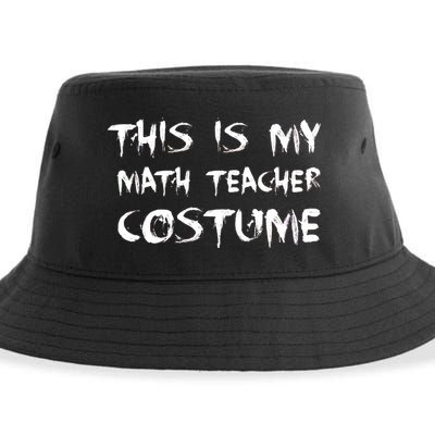 This Is My Math Teachers Costume Sustainable Bucket Hat