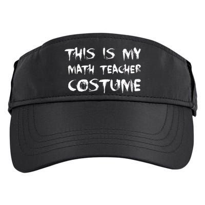 This Is My Math Teachers Costume Adult Drive Performance Visor