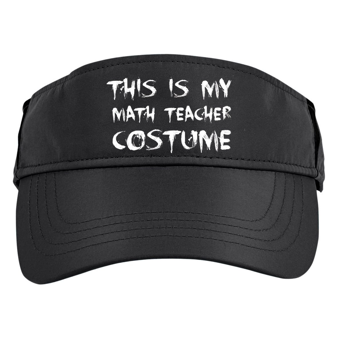 This Is My Math Teachers Costume Adult Drive Performance Visor