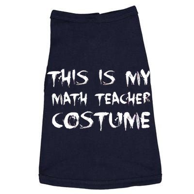 This Is My Math Teachers Costume Doggie Tank