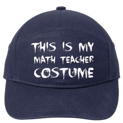 This Is My Math Teachers Costume 7-Panel Snapback Hat