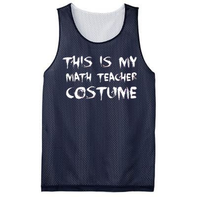 This Is My Math Teachers Costume Mesh Reversible Basketball Jersey Tank