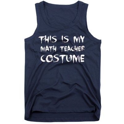 This Is My Math Teachers Costume Tank Top