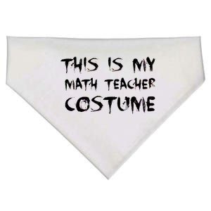 This Is My Math Teachers Costume USA-Made Doggie Bandana