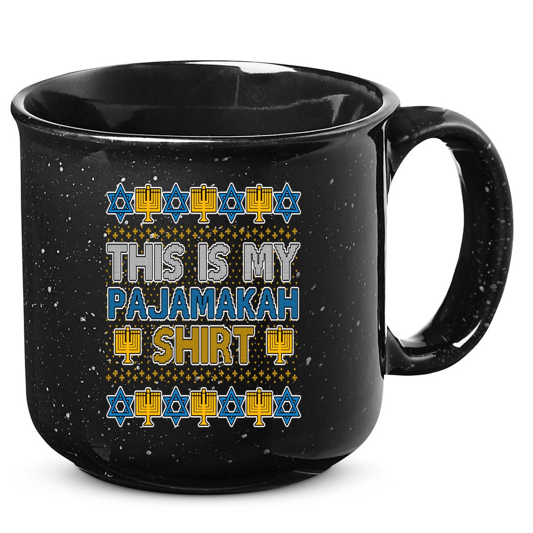 This Is My Pajamakah Shirt Ugly Hanukkah Sweater 15oz Campfire Ceramic Mug