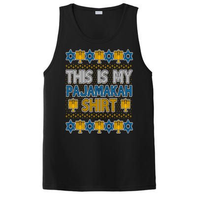 This Is My Pajamakah Shirt Ugly Hanukkah Sweater PosiCharge Competitor Tank