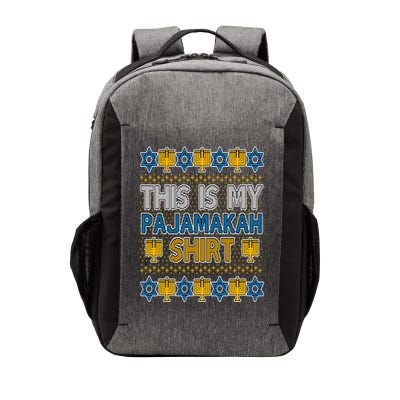 This Is My Pajamakah Shirt Ugly Hanukkah Sweater Vector Backpack