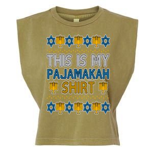 This Is My Pajamakah Shirt Ugly Hanukkah Sweater Garment-Dyed Women's Muscle Tee