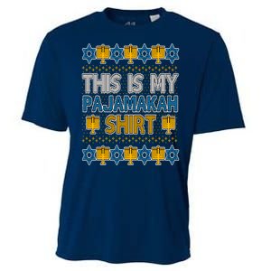 This Is My Pajamakah Shirt Ugly Hanukkah Sweater Cooling Performance Crew T-Shirt