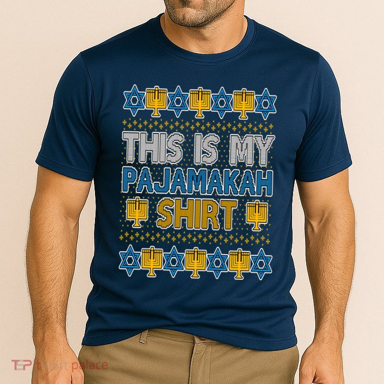 This Is My Pajamakah Shirt Ugly Hanukkah Sweater Performance Shirt