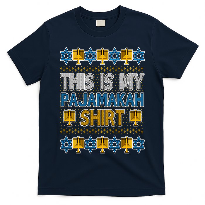 This Is My Pajamakah Shirt Ugly Hanukkah Sweater T-Shirt