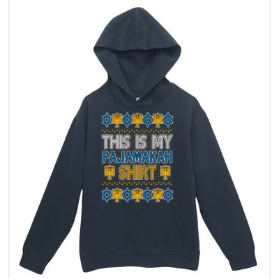 This Is My Pajamakah Shirt Ugly Hanukkah Sweater Urban Pullover Hoodie