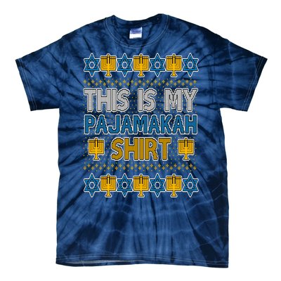 This Is My Pajamakah Shirt Ugly Hanukkah Sweater Tie-Dye T-Shirt