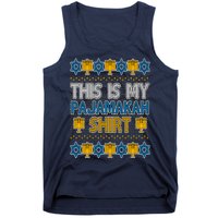 This Is My Pajamakah Shirt Ugly Hanukkah Sweater Tank Top