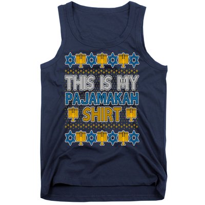 This Is My Pajamakah Shirt Ugly Hanukkah Sweater Tank Top