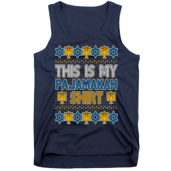 This Is My Pajamakah Shirt Ugly Hanukkah Sweater Tank Top