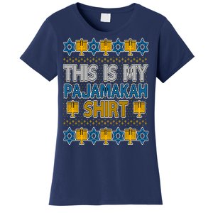 This Is My Pajamakah Shirt Ugly Hanukkah Sweater Women's T-Shirt