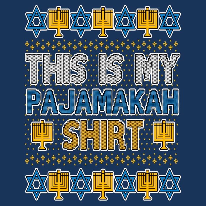 This Is My Pajamakah Shirt Ugly Hanukkah Sweater Womens T-Shirt