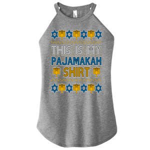 This Is My Pajamakah Shirt Ugly Hanukkah Sweater Women's Perfect Tri Rocker Tank