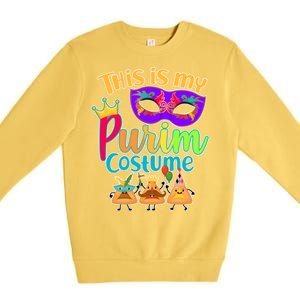 This Is My Purim Costume Premium Crewneck Sweatshirt