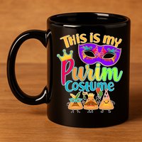 This Is My Purim Costume 11oz C Handle Ceramic Mug
