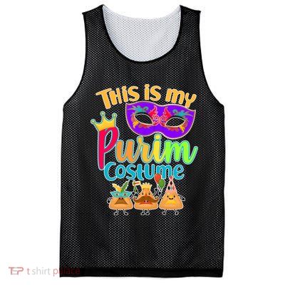 This Is My Purim Costume Mesh Reversible Basketball Jersey Tank