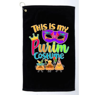 This Is My Purim Costume Platinum Collection Golf Towel