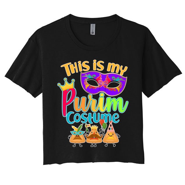 This Is My Purim Costume Crop Top