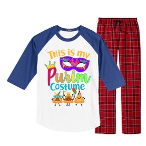 This Is My Purim Costume Raglan Sleeve Pajama Set