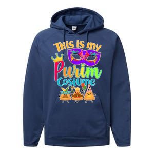 This Is My Purim Costume Performance Fleece Hoodie