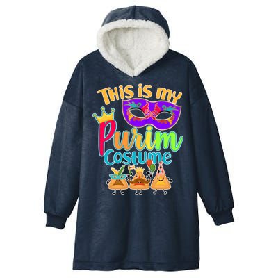 This Is My Purim Costume Hooded Wearable Blanket