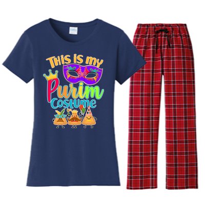 This Is My Purim Costume Women's Flannel Pajama Set