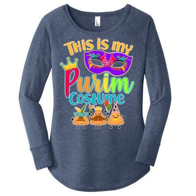 This Is My Purim Costume Women's Perfect Tri Tunic Long Sleeve Shirt