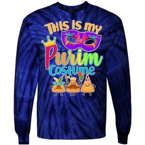 This Is My Purim Costume Tie-Dye Long Sleeve Shirt