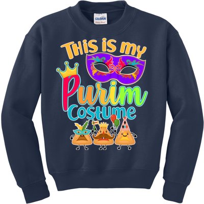 This Is My Purim Costume Kids Sweatshirt