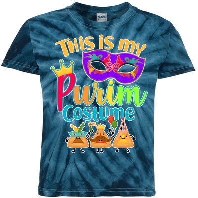 This Is My Purim Costume Kids Tie-Dye T-Shirt