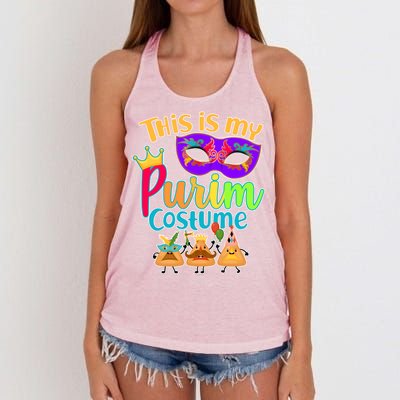 This Is My Purim Costume Women's Knotted Racerback Tank