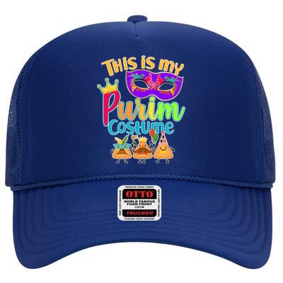 This Is My Purim Costume High Crown Mesh Back Trucker Hat