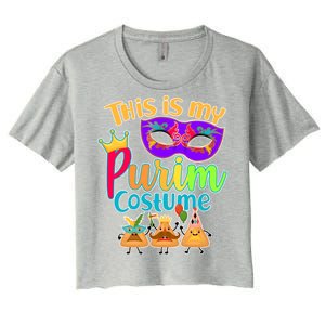 This Is My Purim Costume Women's Crop Top Tee