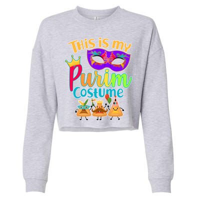 This Is My Purim Costume Cropped Pullover Crew