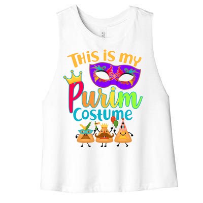 This Is My Purim Costume Women's Racerback Cropped Tank