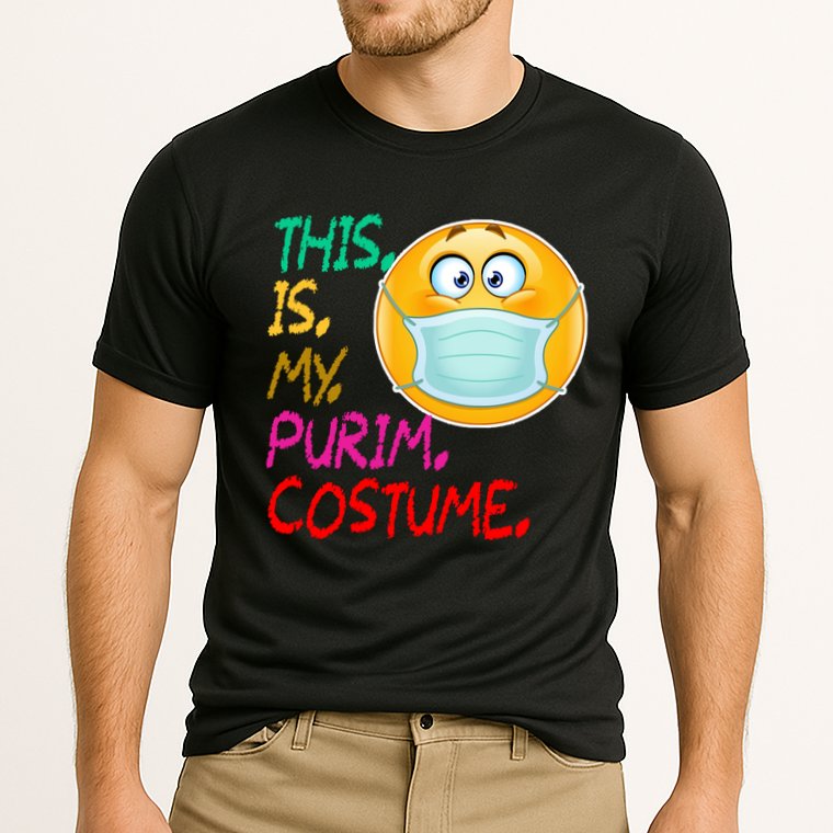 This Is My Purim Costume Quarantine Cooling Performance Crew T-Shirt