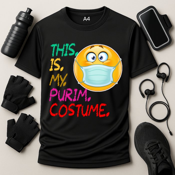 This Is My Purim Costume Quarantine Cooling Performance Crew T-Shirt