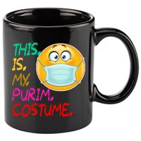 This Is My Purim Costume Quarantine 11oz C Handle Ceramic Mug